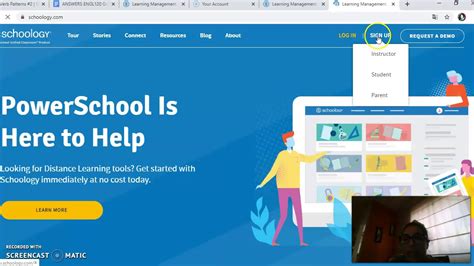 schoology plataforma iniciar sesión.